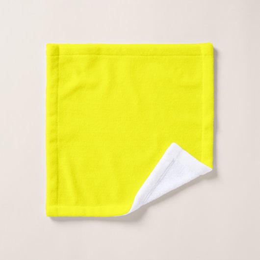 Hellgelbes Waschtuch - Soft & Absorbent Waschlappen (Waschlappen)