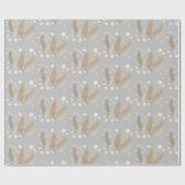 Hellgrau Beige Brown Abstrakt einfach Geschenkpapier (Flach)