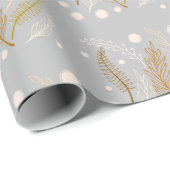 Hellgrau Beige Brown Abstrakt einfach Geschenkpapier (Rolleneckpunkt)