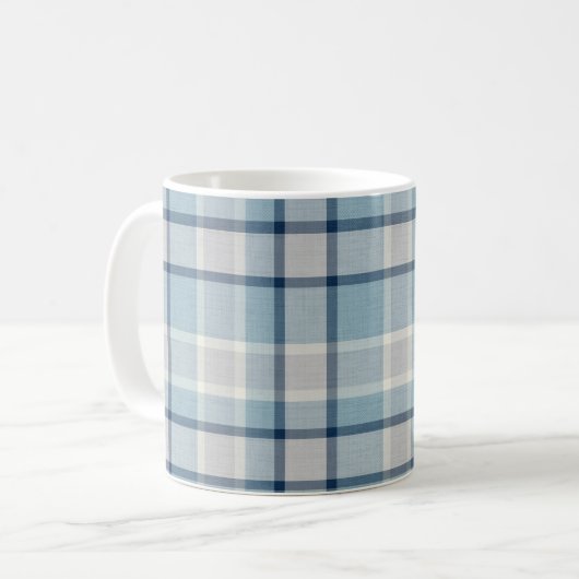 Hellgrau-blau strukturiert kaffeetasse (Vorderseite Links)