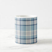 Hellgrau-blau strukturiert kaffeetasse (Mittel)