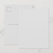 Hellgrau #E6E6, Graugans Feiertagspostkarte (Vorne/Hinten)