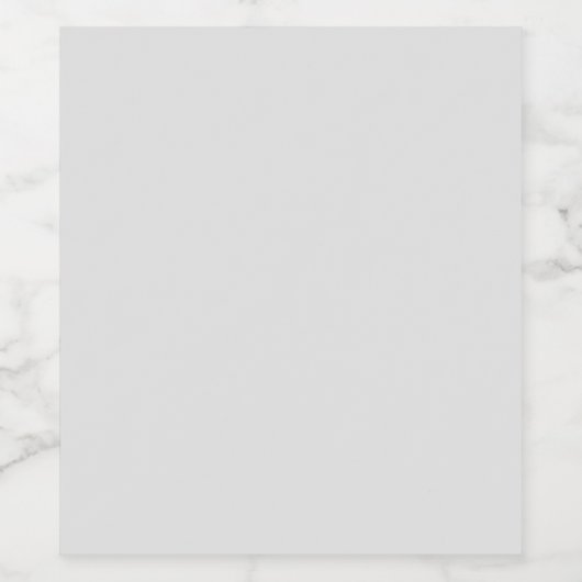 Hellgrau #E6E6, Graugans Weinetikett (Einzelnes Label)