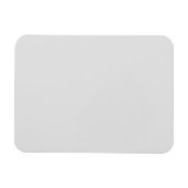 Hellgrau #E6E6E6, Graue Gans Magnet (Horizontal)