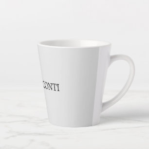 Hellgrau minimalist schlicht modern milchtasse