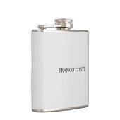 Hellgrau Minimalistisch Schlicht modern Flachmann (Rechts)