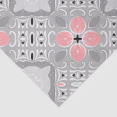 Hellgrau und rosa faszinieren elegant Verziert Seidenpapier (Ausschnitt)