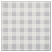 Hellgrau-weiß kariert Gingham Stoff (Muster)