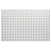 Hellgrau-weiß kariert Gingham Stoff (Fat Quarter (45,7 x 55,9 cm))