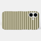 Hellgrau & Weiß süß horizontal gestreift Case-Mate iPhone Hülle (Rückseite (Horizontal))