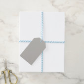 Hellgraue Farbe Geschenkanhänger (Mit Garn)