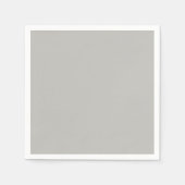 Hellgraue Farbe Serviette (Vorderseite)