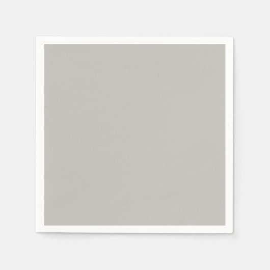 Hellgraue Farbe Serviette (Vorderseite)