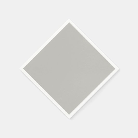 Hellgraue Farbe Serviette (Ecke)