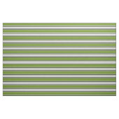 Hellgraue, grüne und schwarz gefärbte Streifen Stoff (Fat Quarter (45,7 x 55,9 cm))