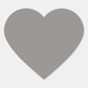 Hellgraue Heart Sticker