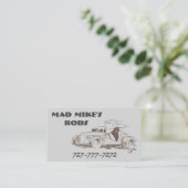 Hellgraue kundenspezifische Visitenkarten Visitenkarte (Stehend Vorderseite)