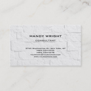 Hellgraue Mauer Schlicht einfach attraktiv Stilvol Visitenkarte