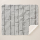 Hellgraue oder weiße Ziegelwände Sherpadecke (Vorderseite (Horizontal))