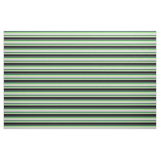 Hellgraue, schwarze, dunkle Zyklen und hellgrüne L Stoff (Fat Quarter (45,7 x 55,9 cm))