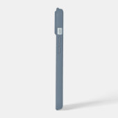 Hellgraue Solidfarbe-Handyhülle iPhone 15 Hülle (Linke Seite)
