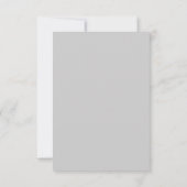 hellgraue Strandmason jar Hochzeit RSVP Karten (Rückseite)
