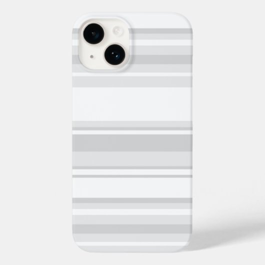 Hellgraue Streifen Case-Mate iPhone Hülle (Rückseite)