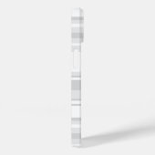 Hellgraue Streifen Case-Mate iPhone Hülle (Rückseite / Rechts)