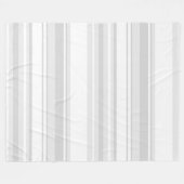 Hellgraue Streifen Fleecedecke (Vorderseite (Horizontal))
