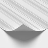 Hellgraue Streifen Geschenkpapier (Ecke)