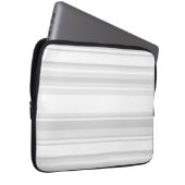 Hellgraue Streifen Laptopschutzhülle (Vorne Rechts)