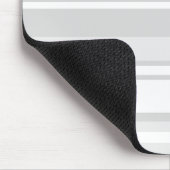 Hellgraue Streifen Mousepad (Ecke)