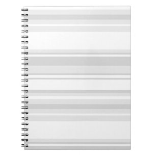 Hellgraue Streifen Notizblock