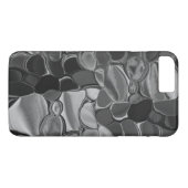 Hellgraue und dunkelgerundete Formen Case-Mate iPhone Hülle (Rückseite (Horizontal))