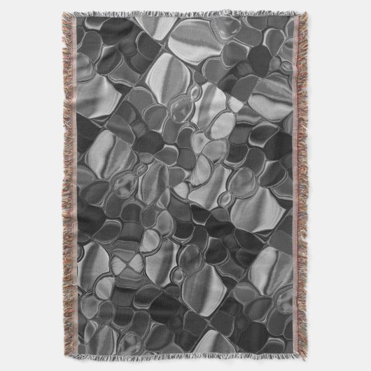 Hellgraue und dunkelgerundete Formen Decke (Vorderseite Vertikal)