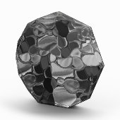 Hellgraue und dunkelgerundete Formen Fotoblock (Rechts)