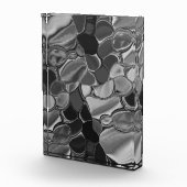 Hellgraue und dunkelgerundete Formen Fotoblock (Rechts)