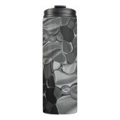 Hellgraue und dunkelgerundete Formen Thermosbecher (Vorderseite)