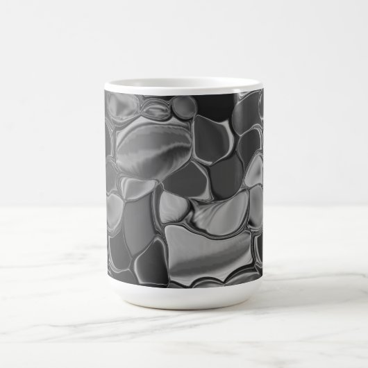 Hellgraue und dunkelgerundete Formen Verwandlungstasse (Zentrum)