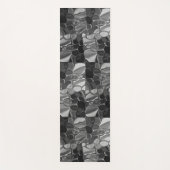 Hellgraue und dunkelgerundete Formen Yogamatte (Vorderseite)