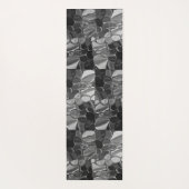 Hellgraue und dunkelgerundete Formen Yogamatte (Rückseite)