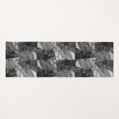 Hellgraue und dunkelgerundete Formen Yogamatte (Vorderseite (Horizontal))