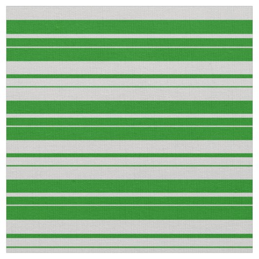 Hellgraue und grüne Streifen Stoff (Nahaufnahme)