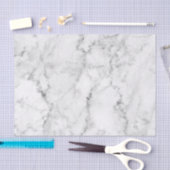 Hellgraue und weiße Imitate aus Marmor Seidenpapier (Handwerk)