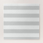 Hellgraue und weiße Streifen Puzzle (Horizontal)
