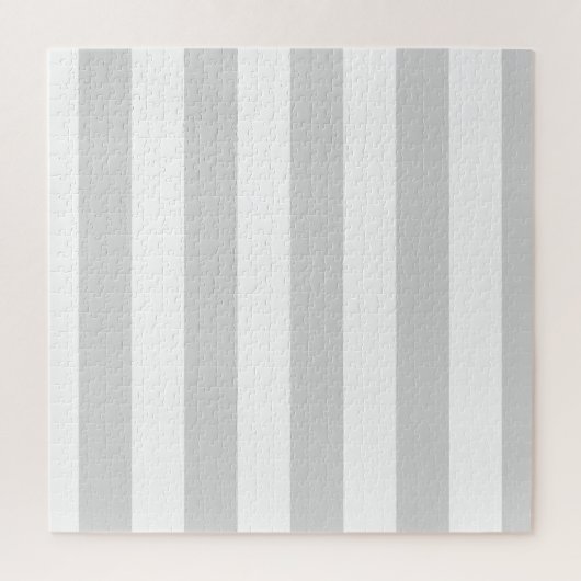 Hellgraue und weiße Streifen Puzzle (Vertikal)