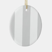 Hellgraue weiße, riesige Streifen Keramikornament (Rechts)