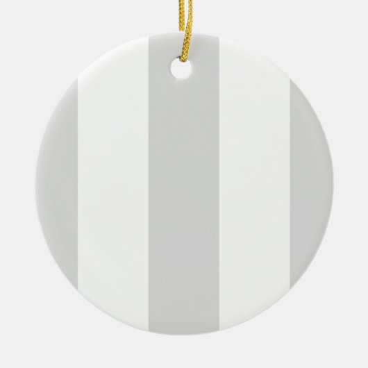 Hellgraue weiße, riesige Streifen Keramikornament (Vorne)