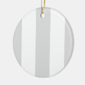 Hellgraue weiße, riesige Streifen Keramikornament (Links)