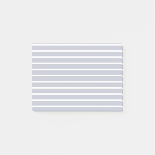 Hellgrauen säubern Sie die Streifen-parallelen Post-it Klebezettel (Vorderseite)